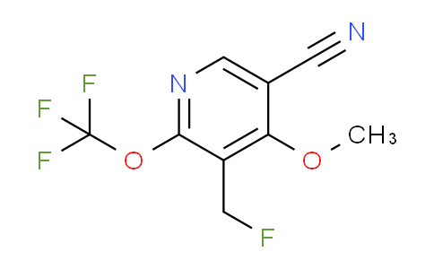 5-Cyano-3-(fluoromethyl)-4-methoxy-2-(trifluoromethoxy)pyridine