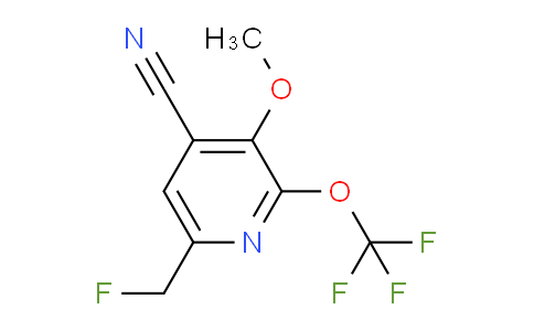 4-Cyano-6-(fluoromethyl)-3-methoxy-2-(trifluoromethoxy)pyridine