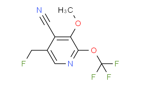 4-Cyano-5-(fluoromethyl)-3-methoxy-2-(trifluoromethoxy)pyridine