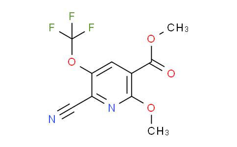 Methyl 2-cyano-6-methoxy-3-(trifluoromethoxy)pyridine-5-carboxylate