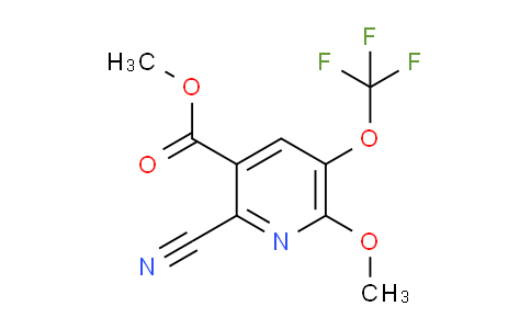 Methyl 2-cyano-6-methoxy-5-(trifluoromethoxy)pyridine-3-carboxylate