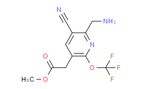 AM169917 | 1804784-47-1 | Methyl 2-(aminomethyl)-3-cyano-6-(trifluoromethoxy)pyridine-5-acetate