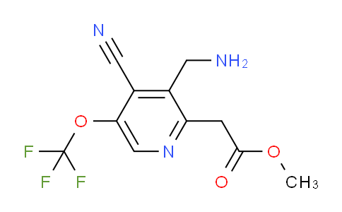AM169934 | 1804809-53-7 | Methyl 3-(aminomethyl)-4-cyano-5-(trifluoromethoxy)pyridine-2-acetate