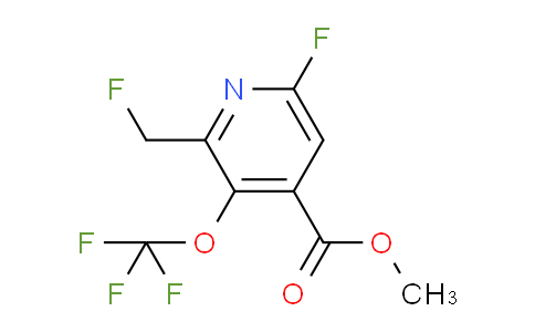 Methyl 6-fluoro-2-(fluoromethyl)-3-(trifluoromethoxy)pyridine-4-carboxylate