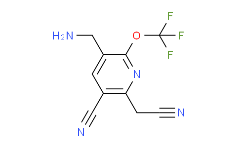 3-(Aminomethyl)-5-cyano-2-(trifluoromethoxy)pyridine-6-acetonitrile