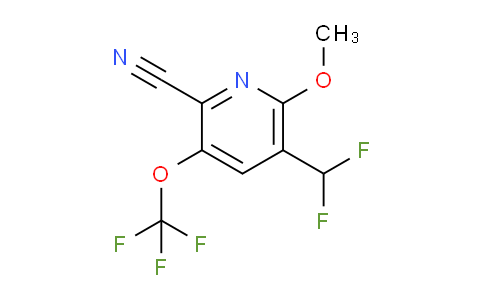 2-Cyano-5-(difluoromethyl)-6-methoxy-3-(trifluoromethoxy)pyridine