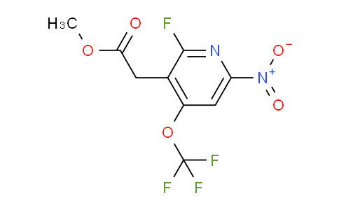 Methyl 2-fluoro-6-nitro-4-(trifluoromethoxy)pyridine-3-acetate