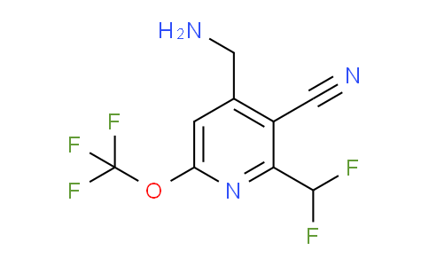 4-(Aminomethyl)-3-cyano-2-(difluoromethyl)-6-(trifluoromethoxy)pyridine