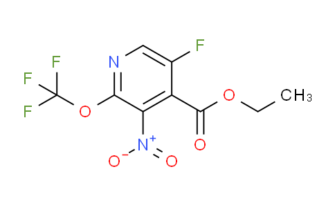 Ethyl 5-fluoro-3-nitro-2-(trifluoromethoxy)pyridine-4-carboxylate
