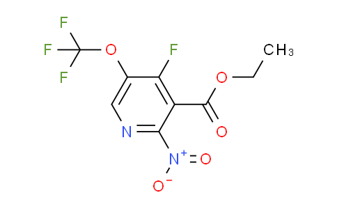 Ethyl 4-fluoro-2-nitro-5-(trifluoromethoxy)pyridine-3-carboxylate