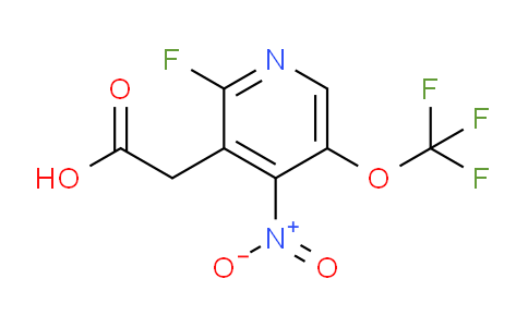 2-Fluoro-4-nitro-5-(trifluoromethoxy)pyridine-3-acetic acid