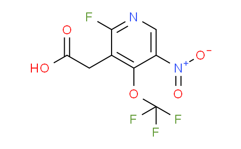 2-Fluoro-5-nitro-4-(trifluoromethoxy)pyridine-3-acetic acid