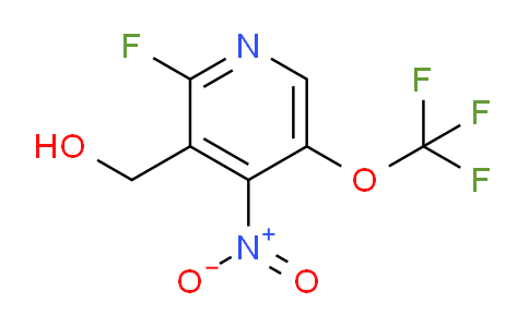 2-Fluoro-4-nitro-5-(trifluoromethoxy)pyridine-3-methanol