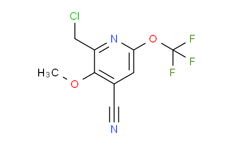 2-(Chloromethyl)-4-cyano-3-methoxy-6-(trifluoromethoxy)pyridine
