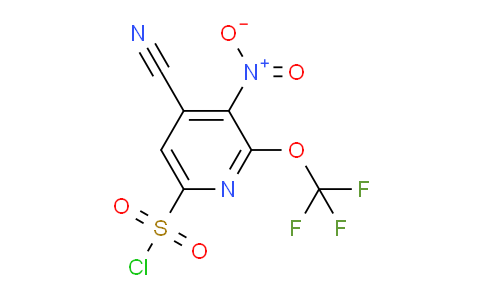 4-Cyano-3-nitro-2-(trifluoromethoxy)pyridine-6-sulfonyl chloride