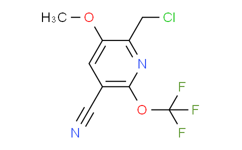 2-(Chloromethyl)-5-cyano-3-methoxy-6-(trifluoromethoxy)pyridine