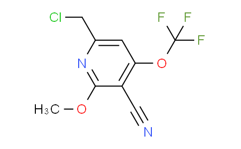 6-(Chloromethyl)-3-cyano-2-methoxy-4-(trifluoromethoxy)pyridine