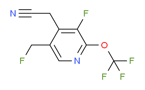 3-Fluoro-5-(fluoromethyl)-2-(trifluoromethoxy)pyridine-4-acetonitrile