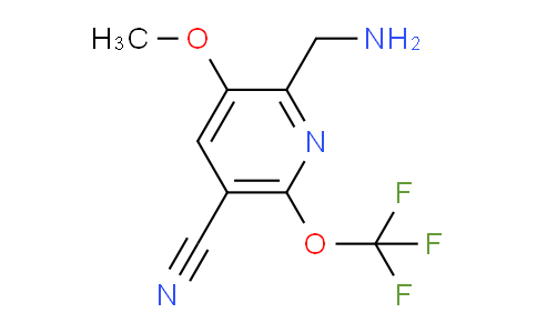 2-(Aminomethyl)-5-cyano-3-methoxy-6-(trifluoromethoxy)pyridine