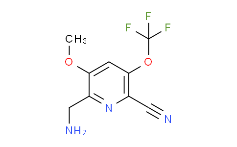 2-(Aminomethyl)-6-cyano-3-methoxy-5-(trifluoromethoxy)pyridine