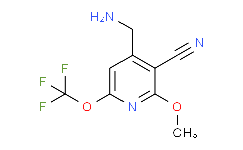4-(Aminomethyl)-3-cyano-2-methoxy-6-(trifluoromethoxy)pyridine
