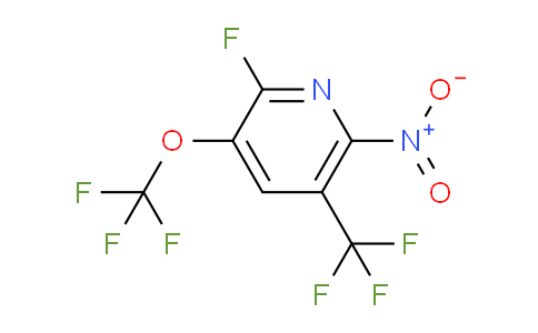 2-Fluoro-6-nitro-3-(trifluoromethoxy)-5-(trifluoromethyl)pyridine