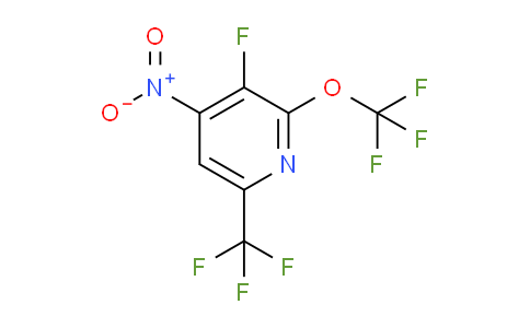 3-Fluoro-4-nitro-2-(trifluoromethoxy)-6-(trifluoromethyl)pyridine