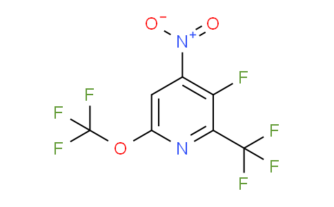 3-Fluoro-4-nitro-6-(trifluoromethoxy)-2-(trifluoromethyl)pyridine