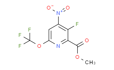 Methyl 3-fluoro-4-nitro-6-(trifluoromethoxy)pyridine-2-carboxylate