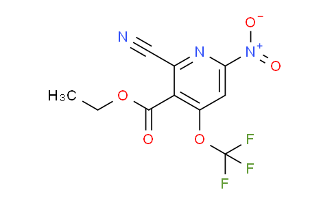 Ethyl 2-cyano-6-nitro-4-(trifluoromethoxy)pyridine-3-carboxylate
