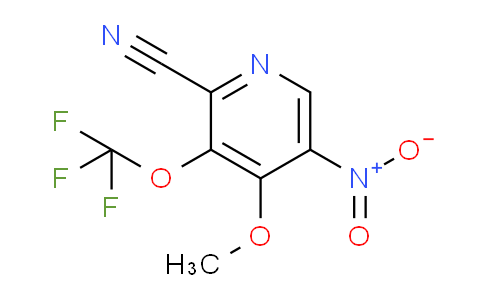 2-Cyano-4-methoxy-5-nitro-3-(trifluoromethoxy)pyridine
