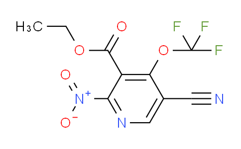 Ethyl 5-cyano-2-nitro-4-(trifluoromethoxy)pyridine-3-carboxylate