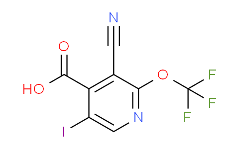 3-Cyano-5-iodo-2-(trifluoromethoxy)pyridine-4-carboxylic acid