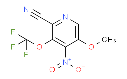 2-Cyano-5-methoxy-4-nitro-3-(trifluoromethoxy)pyridine