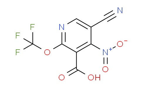 5-Cyano-4-nitro-2-(trifluoromethoxy)pyridine-3-carboxylic acid
