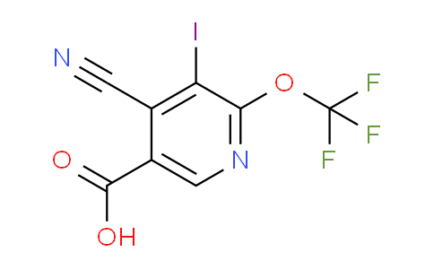 4-Cyano-3-iodo-2-(trifluoromethoxy)pyridine-5-carboxylic acid