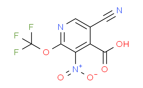 5-Cyano-3-nitro-2-(trifluoromethoxy)pyridine-4-carboxylic acid