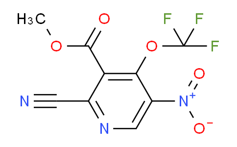 Methyl 2-cyano-5-nitro-4-(trifluoromethoxy)pyridine-3-carboxylate
