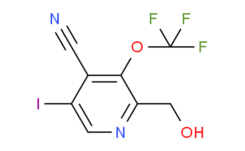 4-Cyano-5-iodo-3-(trifluoromethoxy)pyridine-2-methanol