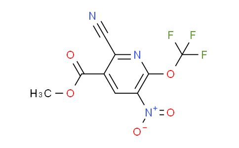Methyl 2-cyano-5-nitro-6-(trifluoromethoxy)pyridine-3-carboxylate