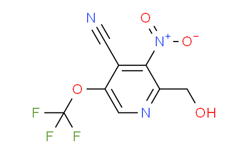 4-Cyano-3-nitro-5-(trifluoromethoxy)pyridine-2-methanol