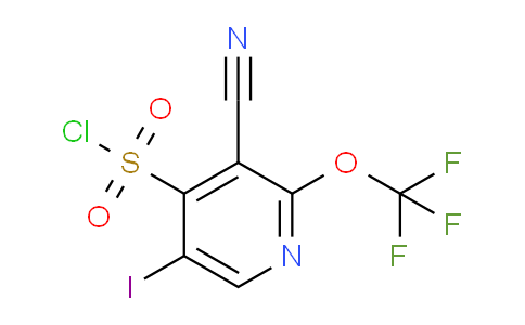3-Cyano-5-iodo-2-(trifluoromethoxy)pyridine-4-sulfonyl chloride