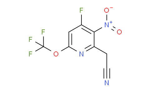4-Fluoro-3-nitro-6-(trifluoromethoxy)pyridine-2-acetonitrile