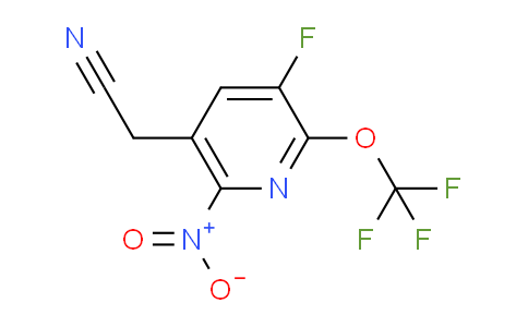 3-Fluoro-6-nitro-2-(trifluoromethoxy)pyridine-5-acetonitrile