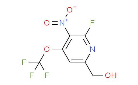 2-Fluoro-3-nitro-4-(trifluoromethoxy)pyridine-6-methanol