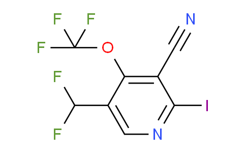 AM170382 | 1806052-54-9 | 3-Cyano-5-(difluoromethyl)-2-iodo-4-(trifluoromethoxy)pyridine