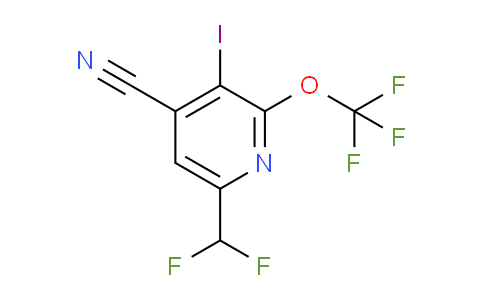 AM170390 | 1806052-68-5 | 4-Cyano-6-(difluoromethyl)-3-iodo-2-(trifluoromethoxy)pyridine