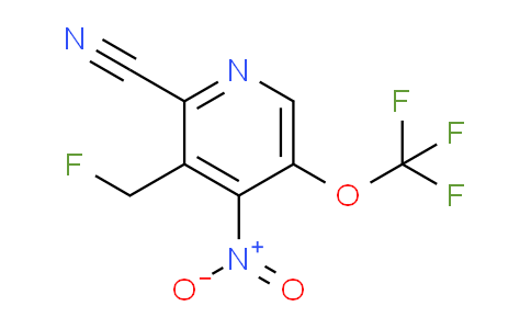 2-Cyano-3-(fluoromethyl)-4-nitro-5-(trifluoromethoxy)pyridine