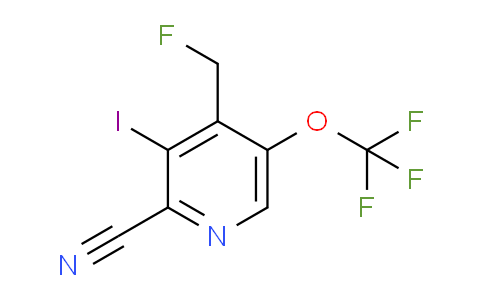 2-Cyano-4-(fluoromethyl)-3-iodo-5-(trifluoromethoxy)pyridine