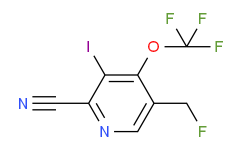 2-Cyano-5-(fluoromethyl)-3-iodo-4-(trifluoromethoxy)pyridine